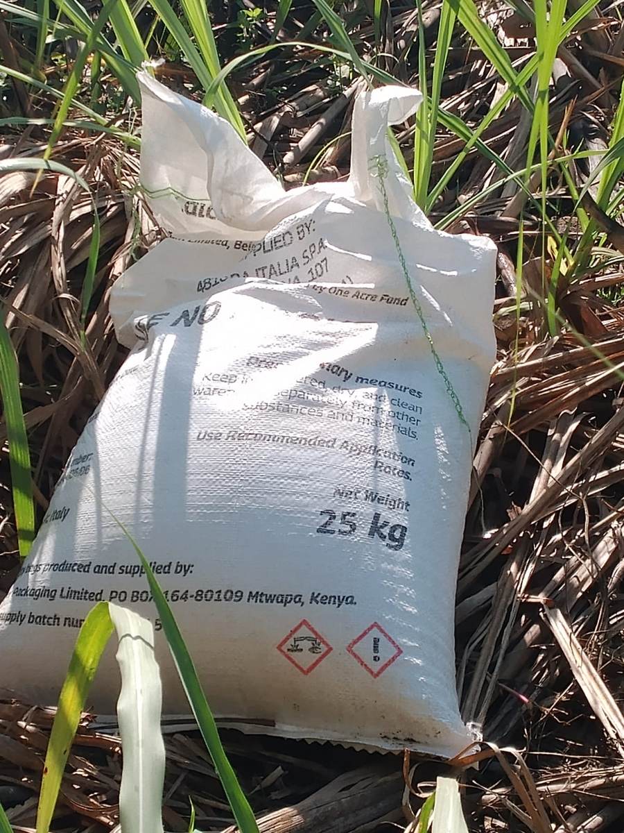 Fertiliser sack for agricultural inputs and quality farming